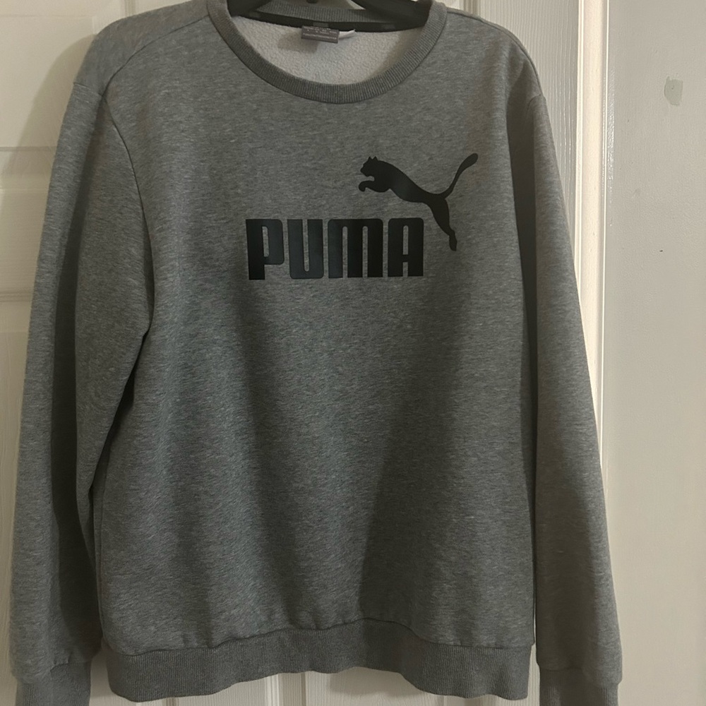 PUMA Men's Gray Sweater